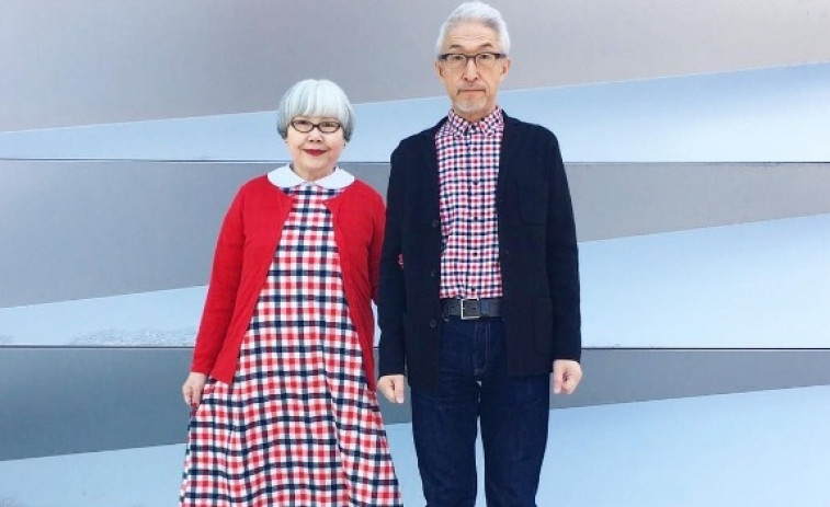 Esta pareja japonesa lleva 38 años vistiendo conjuntados