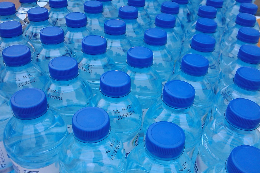 Botellas de agua