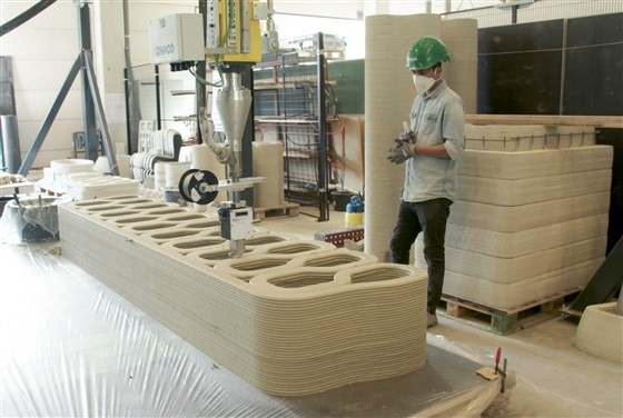 La impresora de hormigu00f3n en 3D