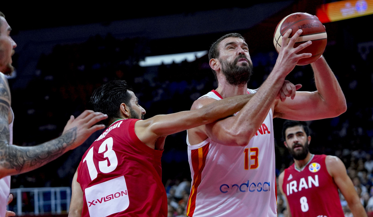 Marc Gasol en el Espau00f1a Iru00e1n