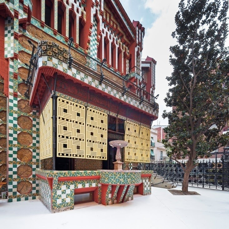 Casa Vicens de Barcelona, parte de la Ruta Modernista de la ciudad