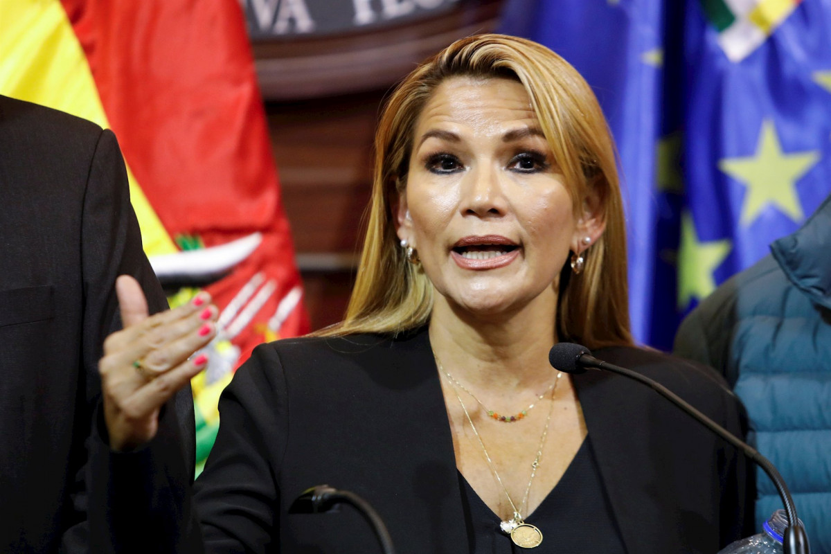 Jeanine u00c1u00f1ez, presidenta de facto de Bolu00edvia