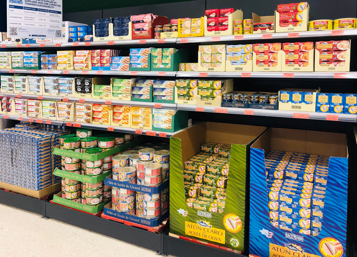 FOTOGRAFÍA Atún Hacendado disponible en el supermercado de Mercadona