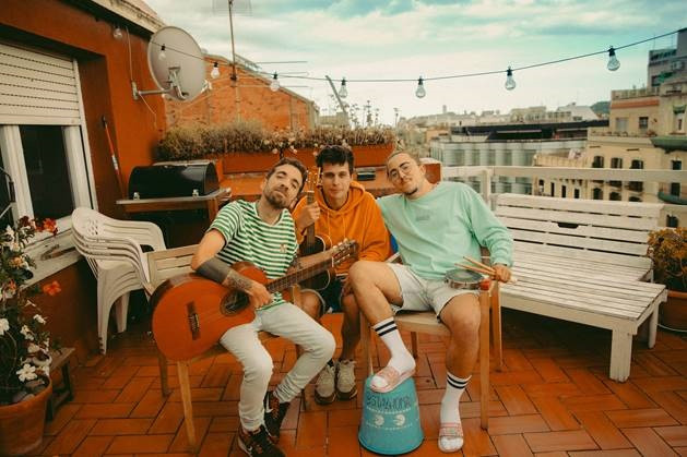 El grupo barcelonés Stay Homa en super terraza.