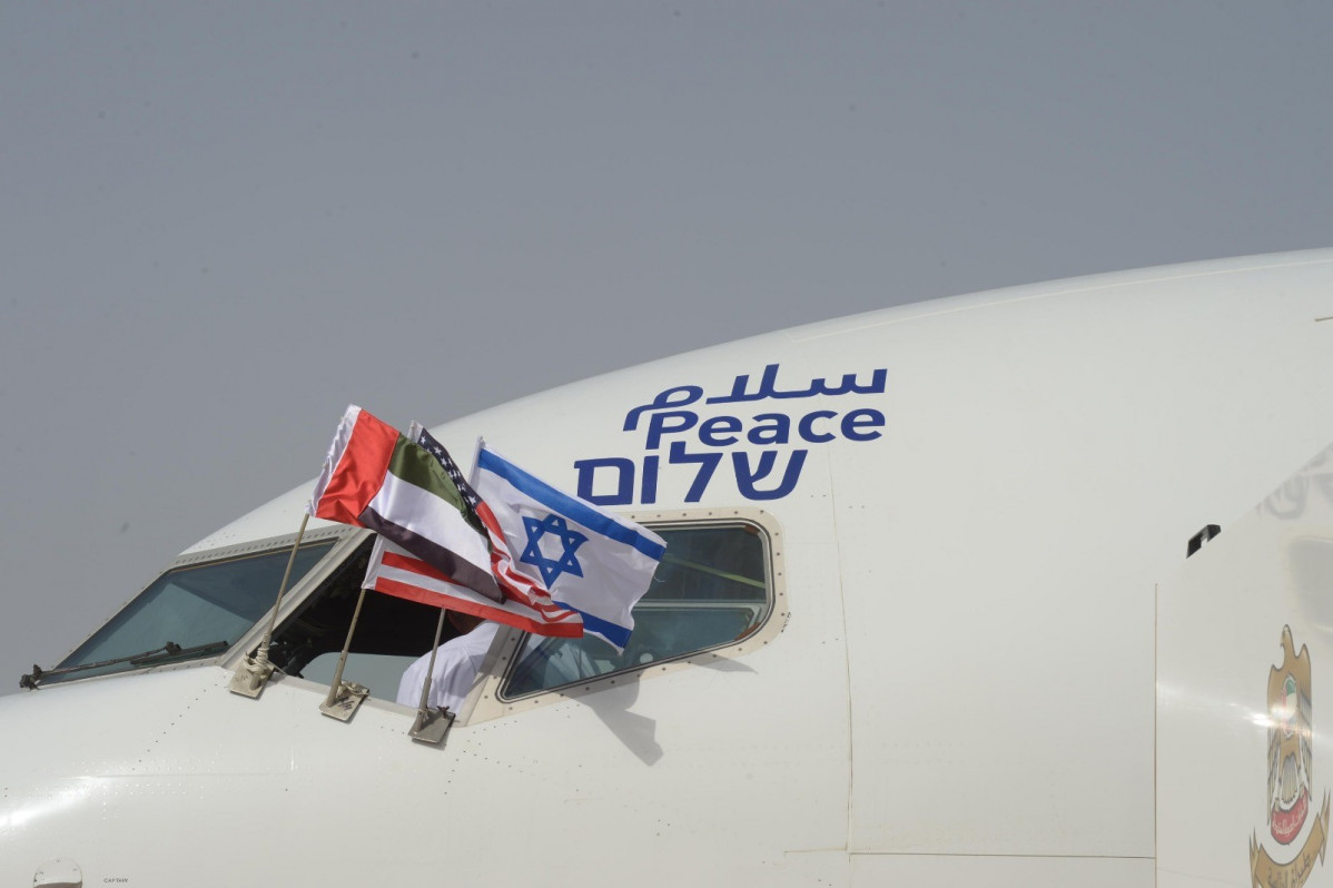 Europa Press 3300067 filed 31 august 2020 EÁU abu dhabi the word peace is