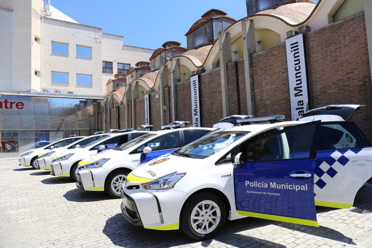 Vehiculos de la Policía Municipal de Terrassa