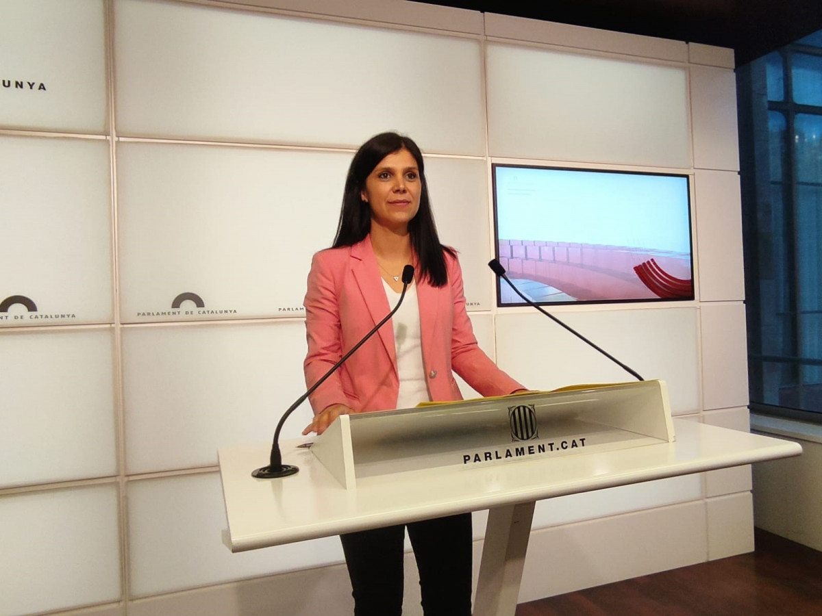 La secretaría general adjunta y portavoz de ERC, Marta Vilalta.