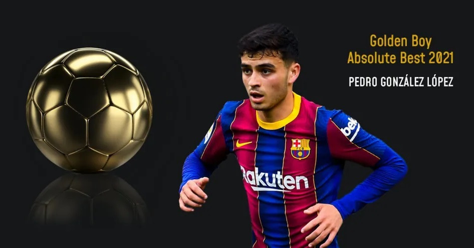 El jugador del FC Barcelona Pedri gana el premio Golden Boy 2021