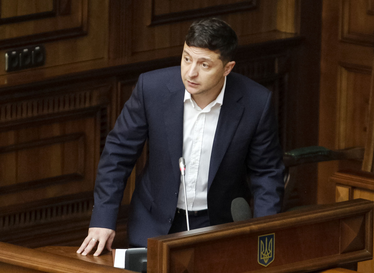 EuropaPress 2198719 11 june 2019 ukraine kiev ukrainian presidente volodymyr zelenskiy attends