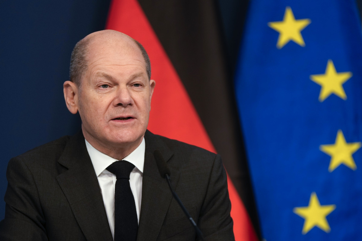 EuropaPress 4211936 19 january 2022 berlin german chancellor olaf scholz sits in the