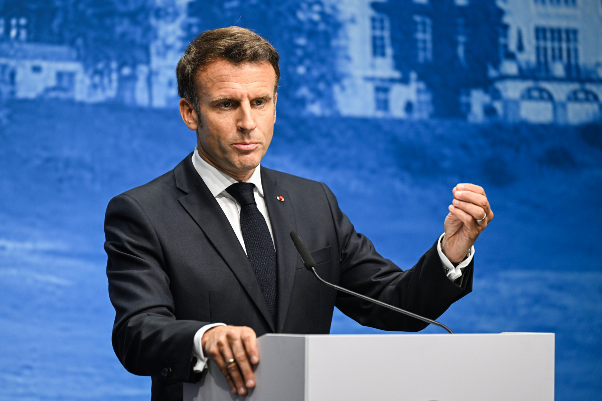 EuropaPress 4640459 filed 28 june 2022 bavaria elmau french presidente emmanuel macron speaks