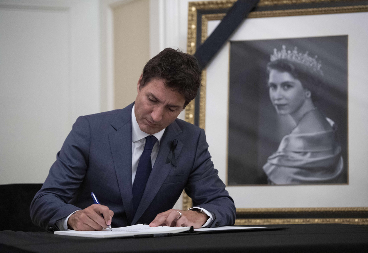EuropaPress 4675245 primer ministro canada justin trudeau muerte reina isabel ii