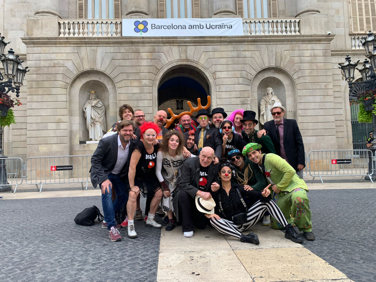 Cataluña press clowns