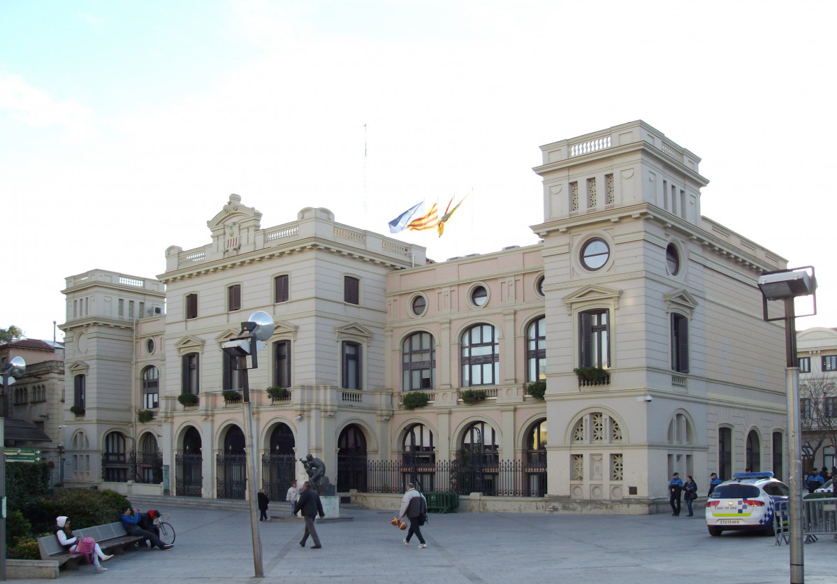 Ayuntamiento de Sabadell Fachada posterior