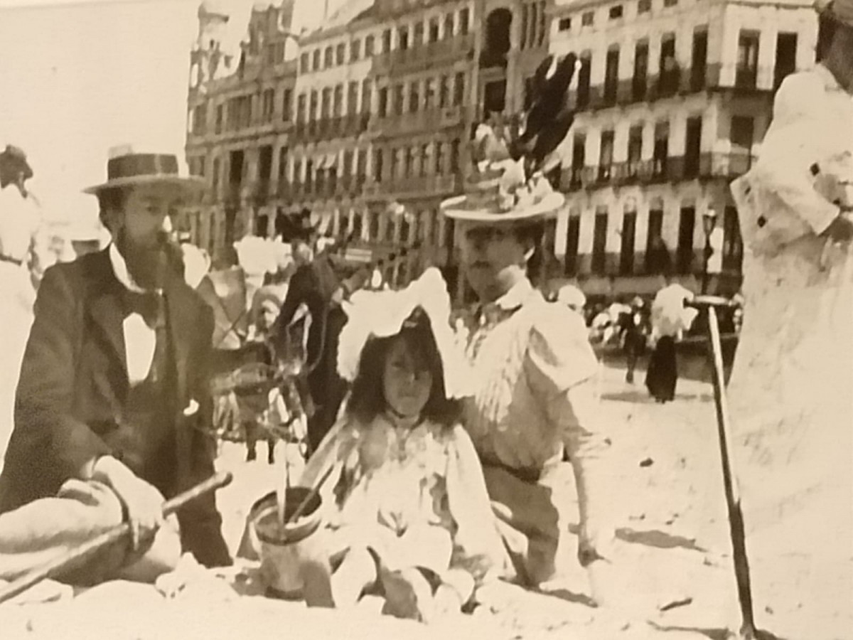 Ensor en la playa de Ostende