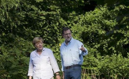Rajoy y Merkel